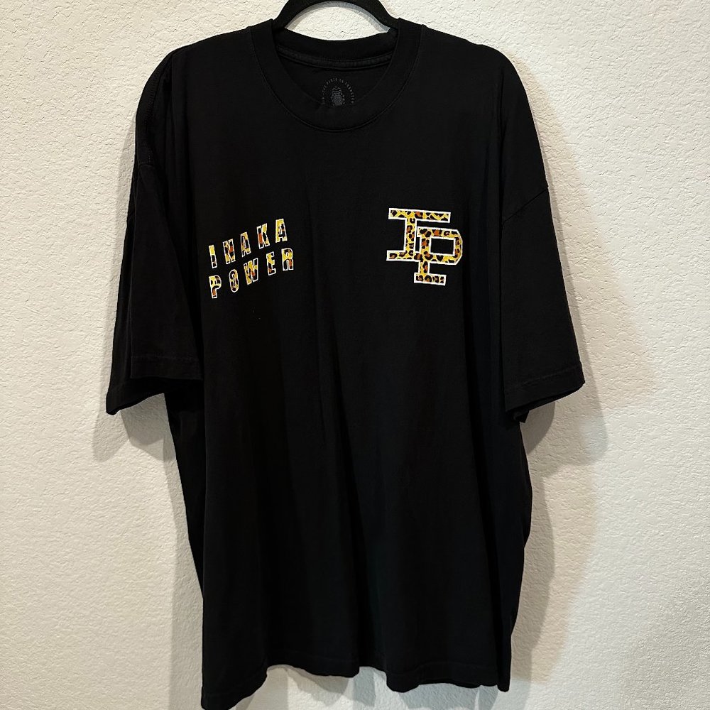 Inaka Power Men's Black Color Pullover Short Sleeve Crew Neck T-Shirt Size 2XL